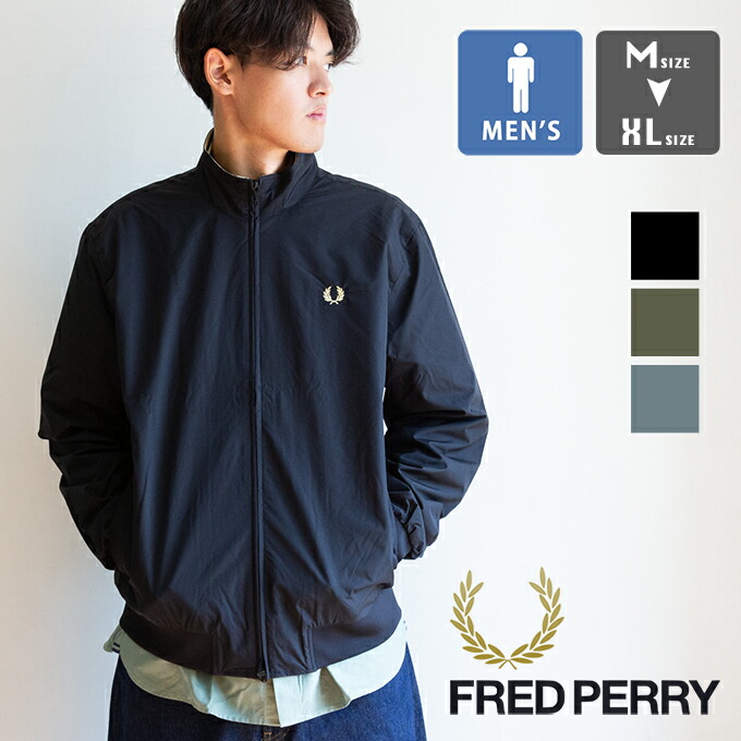 フレッドペリー Mサイズ　ブルゾン 楽天市場】FRED PERRY フレッドペリー ジャケット サイズ:38 500着限定