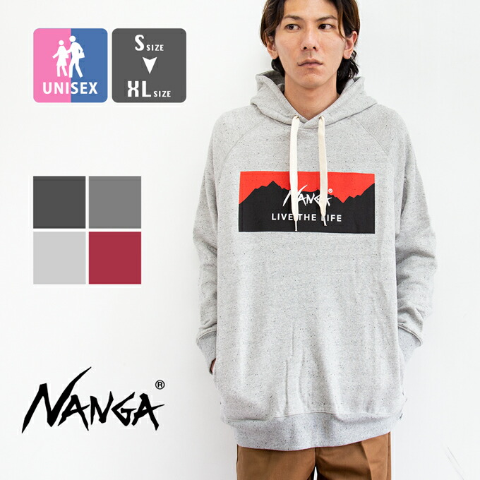 楽天市場】【 NANGA ナンガ 】 LIVE THE LIFE SWEATSHIRT リブザライフ