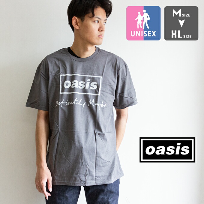 楽天市場】オアシス【OASIS】TEE Tシャツ 半袖 ロックT BOXLOGO