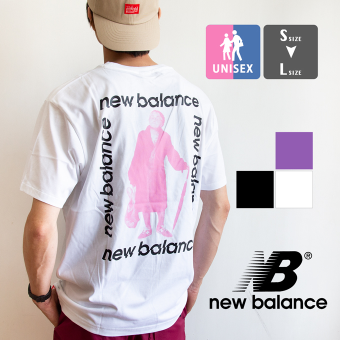 楽天市場 Sale New Balance ニューバランス バックプリント グランマ ショートスリーブ Tシャツ Mt New Balance Tシャツ メンズ レディース ニューバランス Tシャツ 半袖 バックプリントtシャツ クルーネック プリント 丸首 スポーツ 半袖 ユニ