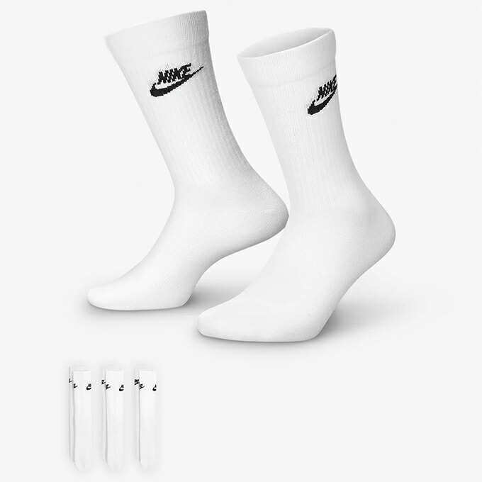 楽天市場】ナイキ NIKE ソックス メンズ エブリデイ エッセンシャル 3P
