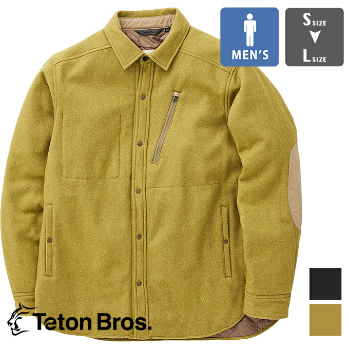 【SALE!!】 【 Teton Bros. ティートンブロス 】 K7 Insulated Shirt  K7 インシュレイティド 長袖プルオーバー 肺結核233-65M / Teton Bros. ティートンブロス 羊毛プルオーバー 長袖プルオーバー Farallon Plain Shirt メンズ 毛七 けしち アウトドア 秋冬 2023AW