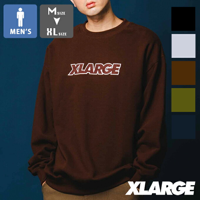 楽天市場】【 XLARGE エクストララージ 】 STANDARD LOGO CREWNECK