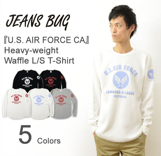 楽天市場】（ロンＴ）『U.S. AIR FORCE CA』 JEANSBUG ORIGINAL 長袖 T 