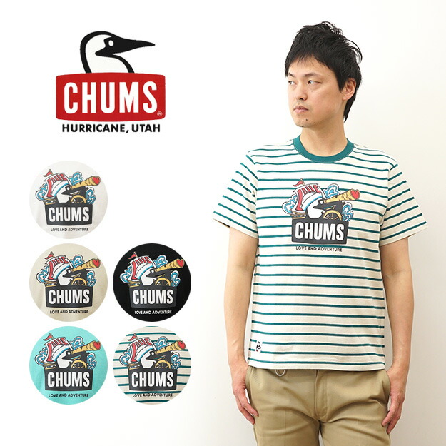 CHUMS - チャムス東北別注Ｔシャツ CHUMS チャムス Tシャツ 半袖 メンズ 東北別注 OM ロゴ プリント