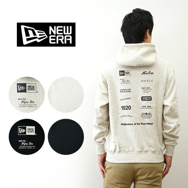 未使用 ボックスロゴパーカー プルオーバー スウェット フーディ サイズL NEW ERA パーカー ニューエラ スウェットパーカー ボックスロゴ