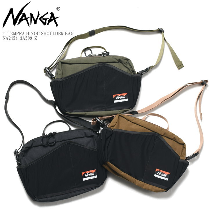 楽天市場】NANGA ナンガ × TEMPRA テンプラ コラボ HINOC SHOULDER BAG