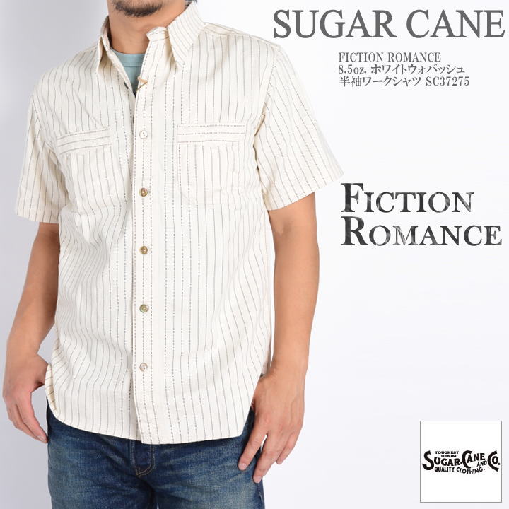 楽天市場】シュガーケーン SUGAR CANE 半袖シャツ FICTION