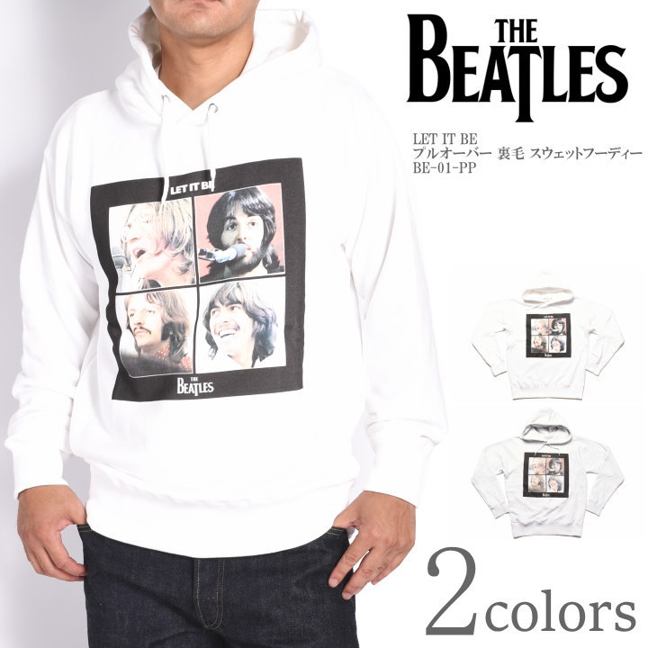 THE BEATLES ビートルズ パーカー LET IT BE レット・イット・ビー ティーシャツ 裏毛 スウェットフーディー BE-01-PP