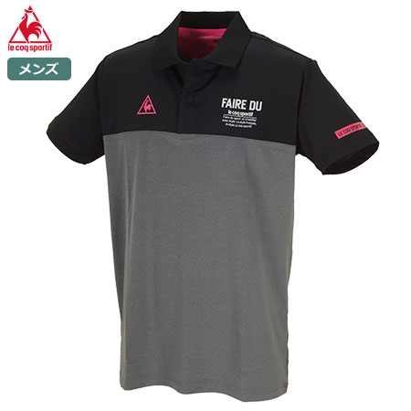 楽天市場 土日祝も発送 ルコックゴルフ ベアスムース半袖ポロシャツ Qgmpja32 ブラック メンズ Le Coq Sportif Golf 春夏 Jyper S ジーパーズ