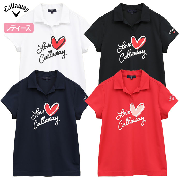 楽天市場】キャロウェイ ラブキャロウェイ半袖ポロシャツ WOMENS