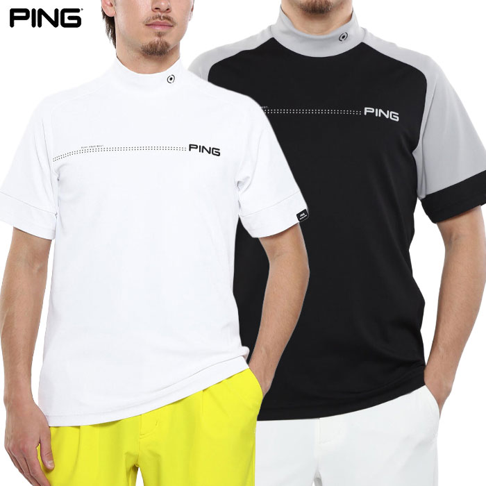 ピン PING 涼風テラカノコ半袖ハイネックシャツ 621-5167303 メンズ ゴルフウェア 2025春夏モデル 日本正規品画像