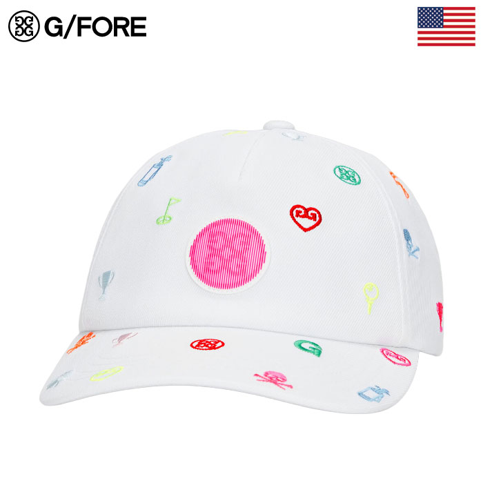 【楽天市場】Gfore ジーフォア ゴルフキャップ EMBROIDERED ICON STRETCH TWILL HAT 帽子 ...