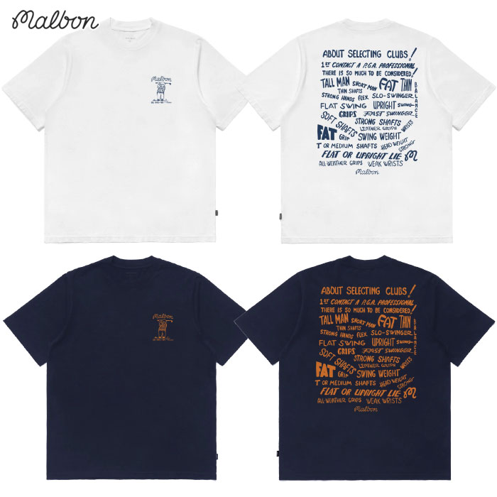 楽天市場】マルボンゴルフ ウェア Tシャツ M-9224 PUNCH SHOT T