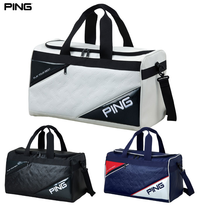 PING ゴルフ ボストンバッグ ブラック 新品 未使用 ゴルフバッグP2202 PING バッグ ピン ツアーラインボストンバッグ ブラック