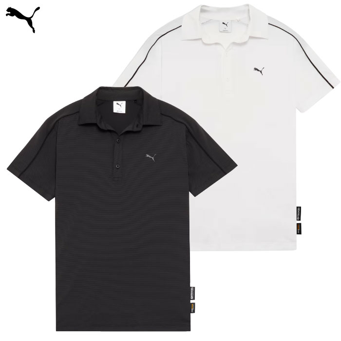 楽天市場】プーマ ゴルフ 半袖 ポロシャツ ピュア ストライプ ボーダー