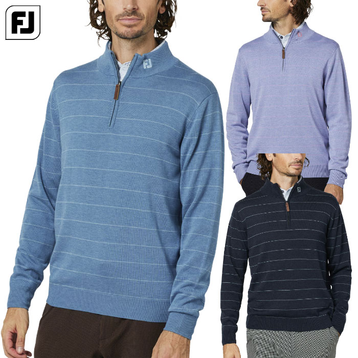 楽天市場】フットジョイ MEN'S TWINSOF 撥水 長袖ハーフジッププル