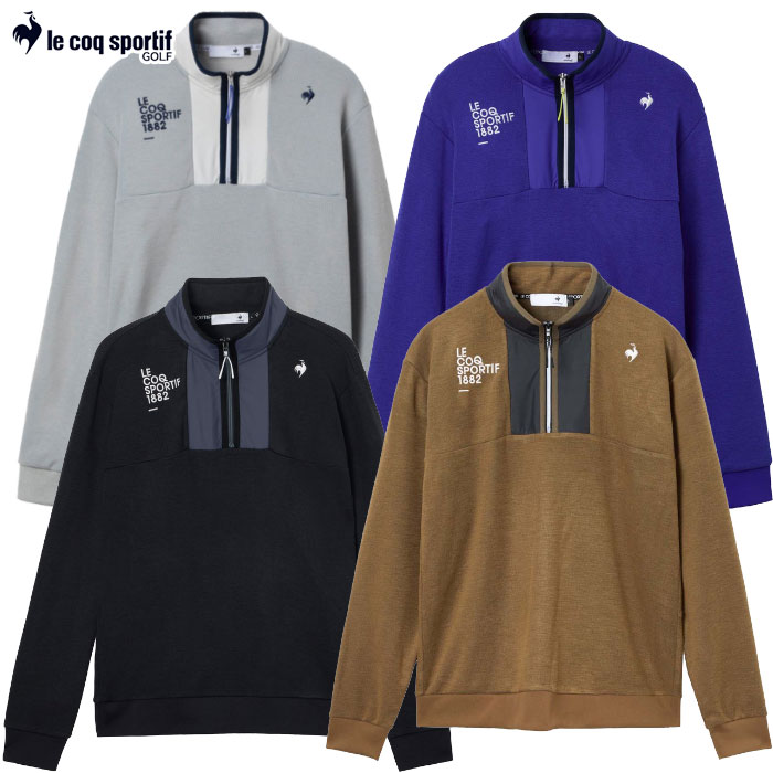 QGMSJL03　ルコックスポルティフ ゴルフ　ヒートナビ裏起毛ハイブリッドセーター　メンズ ウェア　ニット　フリース　ゴルフウェア 楽天市場】【ウィンターセール開催中】QGMSJL03 ルコックスポルティフ