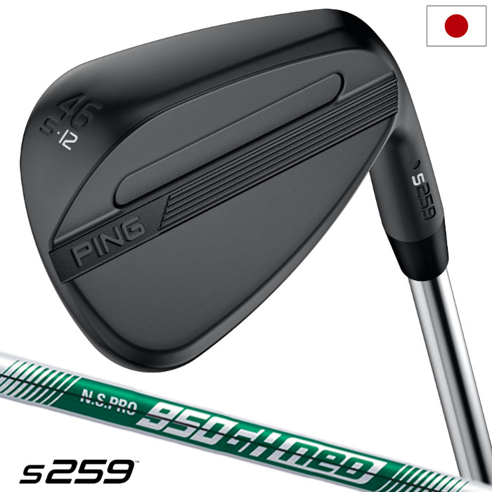 【2/5(木)発売】PING ピン s259 MIDNIGHT ウェッジ メンズ 右用 N.S.PRO 950GH neo スチールシャフト 2026年モデル 日本正規品 右利き 右打ち ゴルフクラブ｜JYPER&rsquo;S（ジーパーズ）