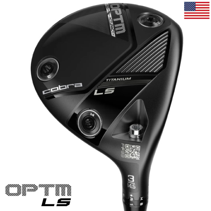 コブラ 2026 OPTM LS Titanium Fairway フェアウェイウッド メンズ 右用 MCA Kai'li Dark Waves White 60 カーボン USA直輸入品 オプティム Cobra ゴルフクラブ 並行輸入