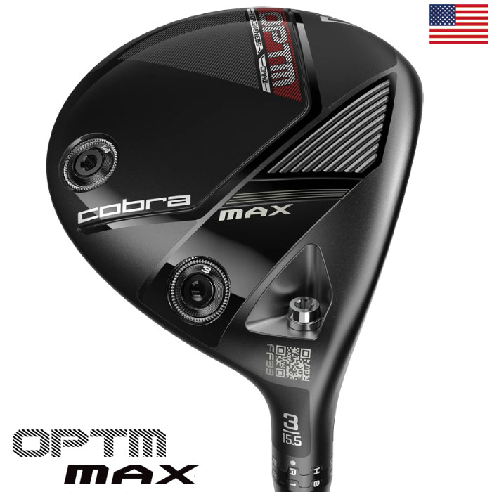 コブラ 2026 OPTM MAX Fairway フェアウェイウッド メンズ 右用 MCA Kai'li Dark Waves Red 50 カーボン USA直輸入品 オプティム Cobra ゴルフクラブ 並行輸入