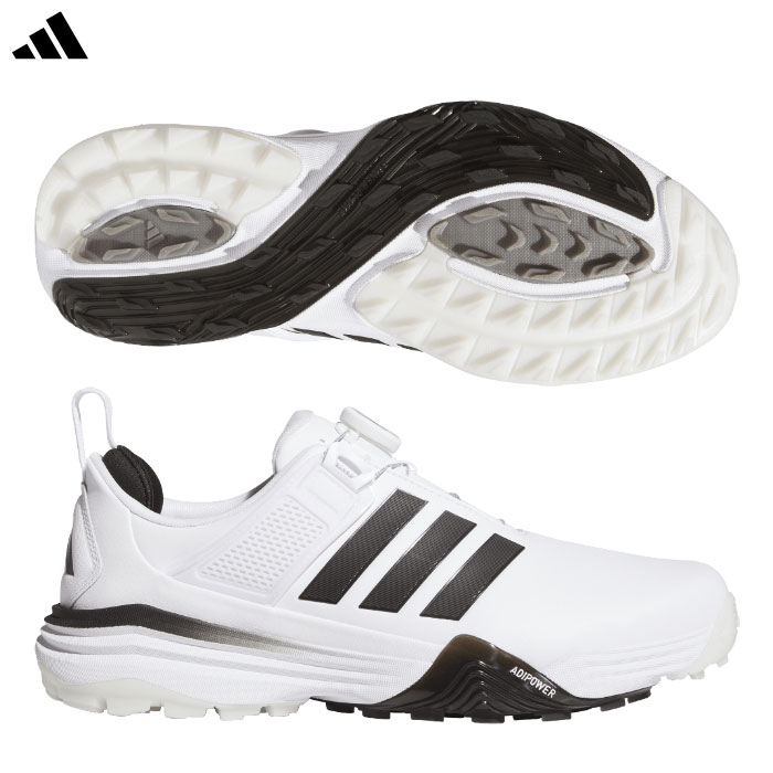 アディダス アディパワー 26 SL ボア OOM30 メンズ JS4138 スパイクレス ゴルフシューズ 2026年モデル adidas 日本正規品