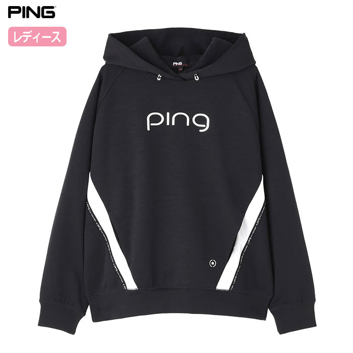ピン PING 全方向ストレッチ接結裏メッシュ切替ロゴテープスウェットフーディ 621-6162202 長袖 レディース ゴルフウェア 2026春夏モデル 日本正規品|JYPER’S(ジーパーズ)