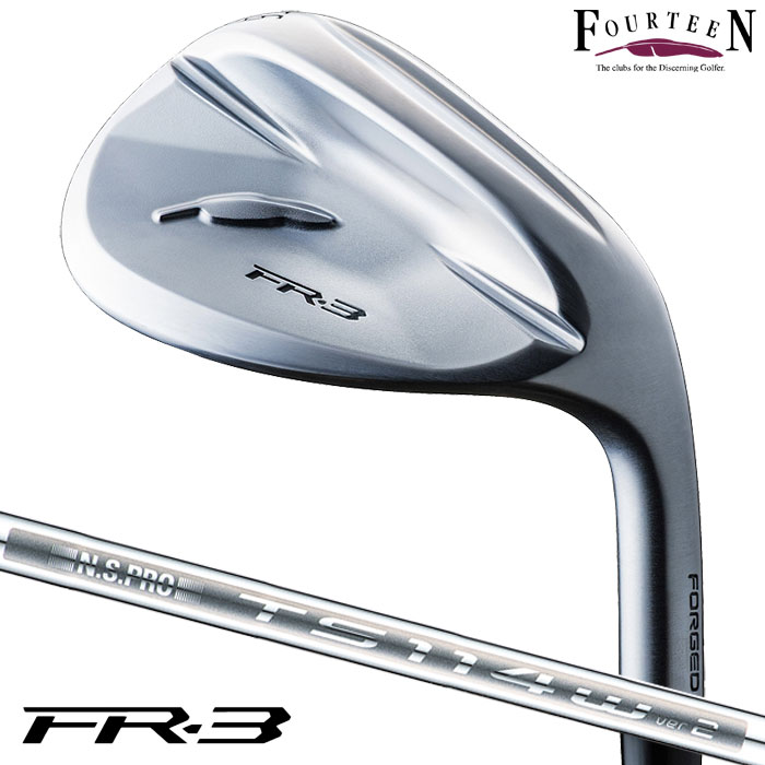 フォーティーン FR-3 ウェッジ パールサテン仕上げ メンズ 右用 N.S.PRO TS-114w_Ver2 スチール Fourteen 日本正規品 2026年モデル ゴルフクラブ｜JYPER&rsquo;S（ジーパーズ）