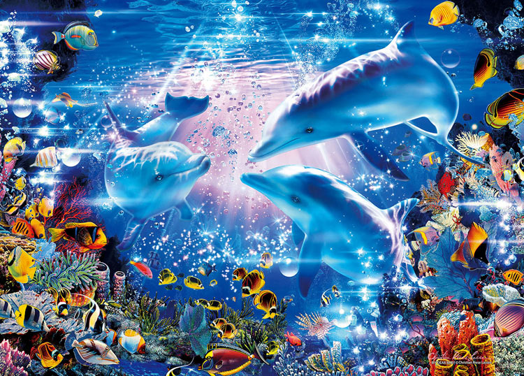 楽天市場 Epo 02 403 ラッセン セレブレーション ドルフィンii 108ピース パズル Puzzle ギフト 誕生日 プレゼント 誕生日プレゼント ジグソーパズルジャパン