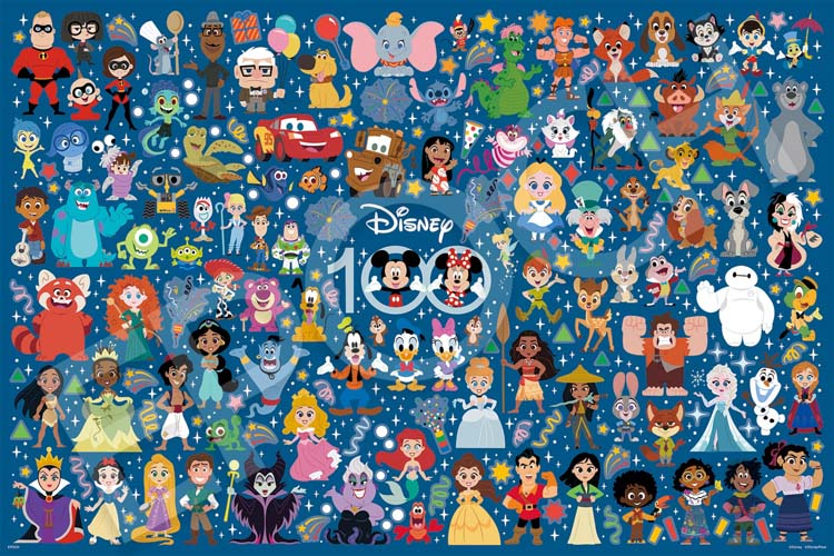 楽天市場】ジグソーパズル Disney100:Cute Celebration (オール 