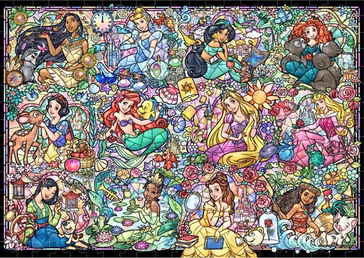 楽天市場】ジグソーパズル 300ピース ディズニープリンセス