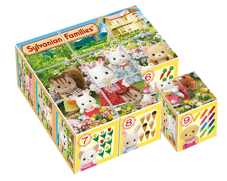 APO-13-88　シルバニアファミリー　シルバニアファミリー　9コマ   パズル Puzzle 子供用 幼児 知育玩具 知育パズル 知育 ギフト 誕生日 プレゼント 誕生日プレゼント