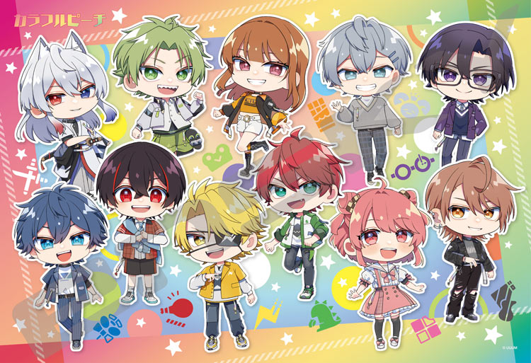 楽天市場】ジグソーパズル カラフルピーチ ホロキラッ（2）(カラフル