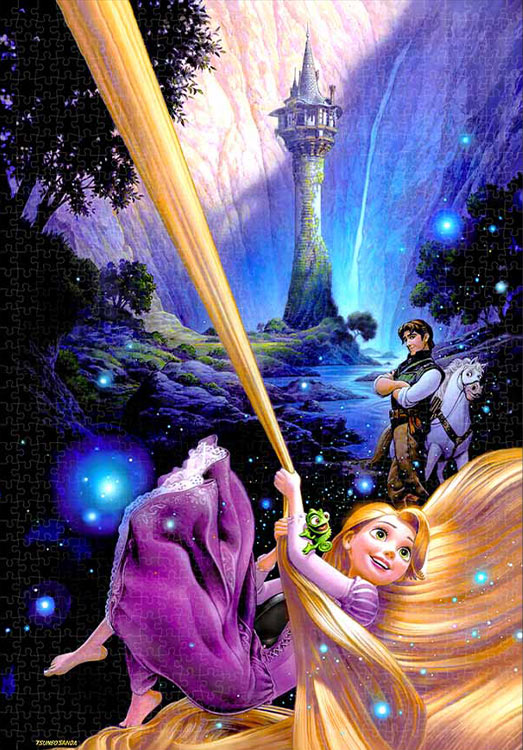 楽天市場】ジグソーパズル Dream Feeling(ラプンツェル) 1000