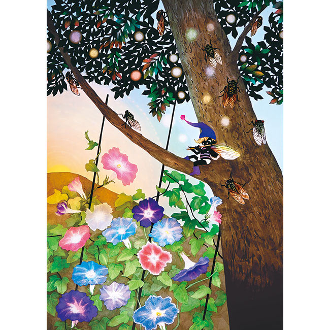 楽天市場 App 500 261 藤城清治 朝顔 夏蝉 あさがお なつせみ 500ピース パズル Puzzle ギフト 誕生日 プレゼント 誕生日プレゼント ジグソーパズルジャパン