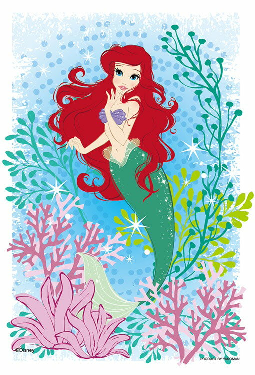 ジグソーパズル KIRIART-Ariel-（リトル・マーメイド） (ディズニー) 70ピース やのまん YAM-97-171画像