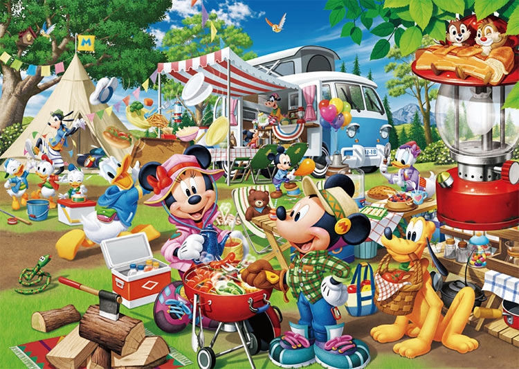 楽天市場 Ten D300 013 ディズニー みんなでオートキャンプ ミッキー 300ピース パズル Puzzle ギフト 誕生日 プレゼント ジグソーパズルジャパン