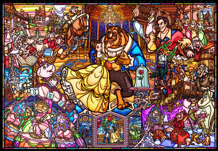 楽天市場 Ten Dp1000 035 ディズニー 美女と野獣 ストーリーステンドグラス 美女と野獣 1000ピース パズル Puzzle ギフト 誕生日 プレゼント ジグソーパズルジャパン