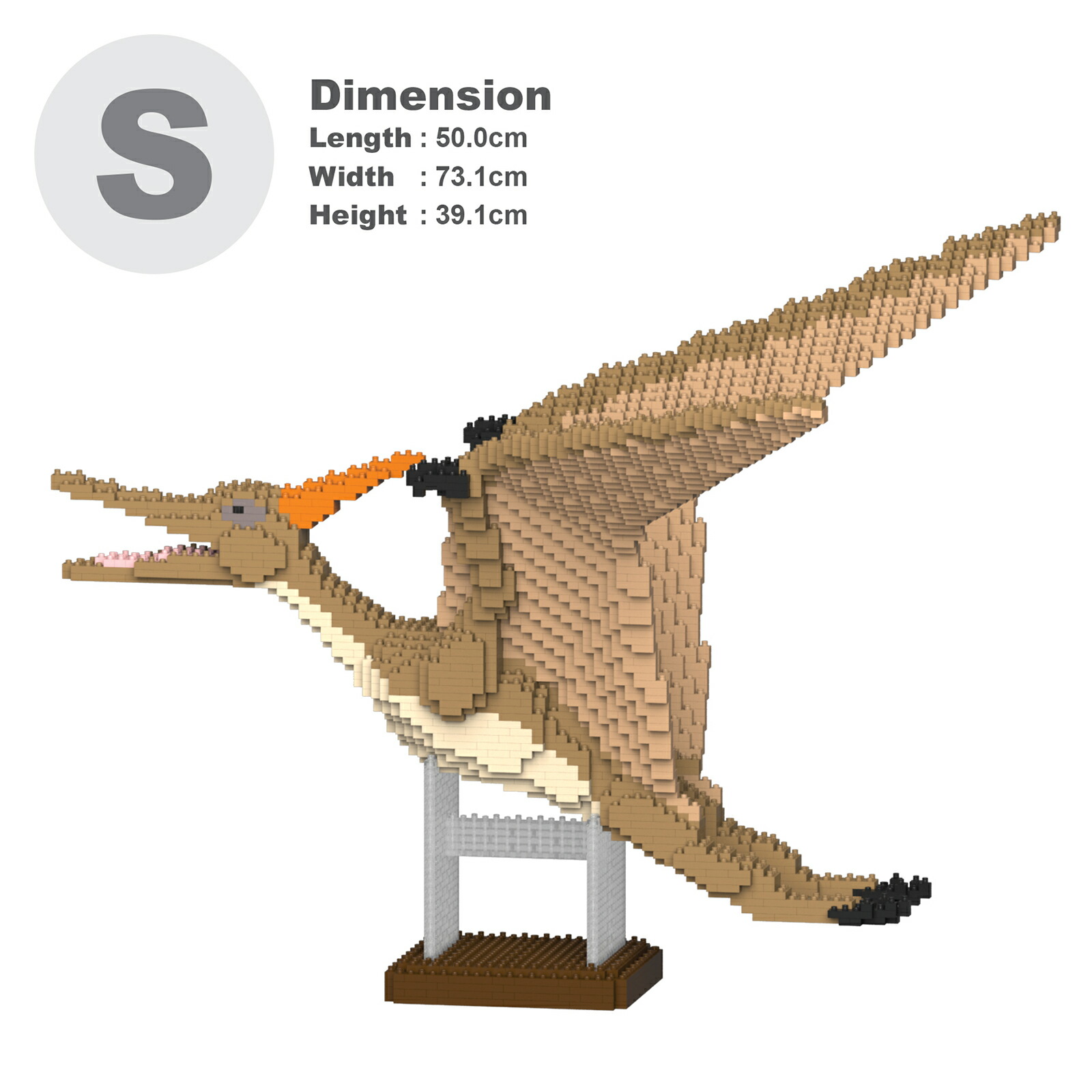 JEKCA ジェッカブロック ＡＮＩＭＡＬ T・レックス 品番　HB19DN08-M01 JEKCA ジェッカブロック Tレックス 緑 02S-M01 Sculptor 立体パズル