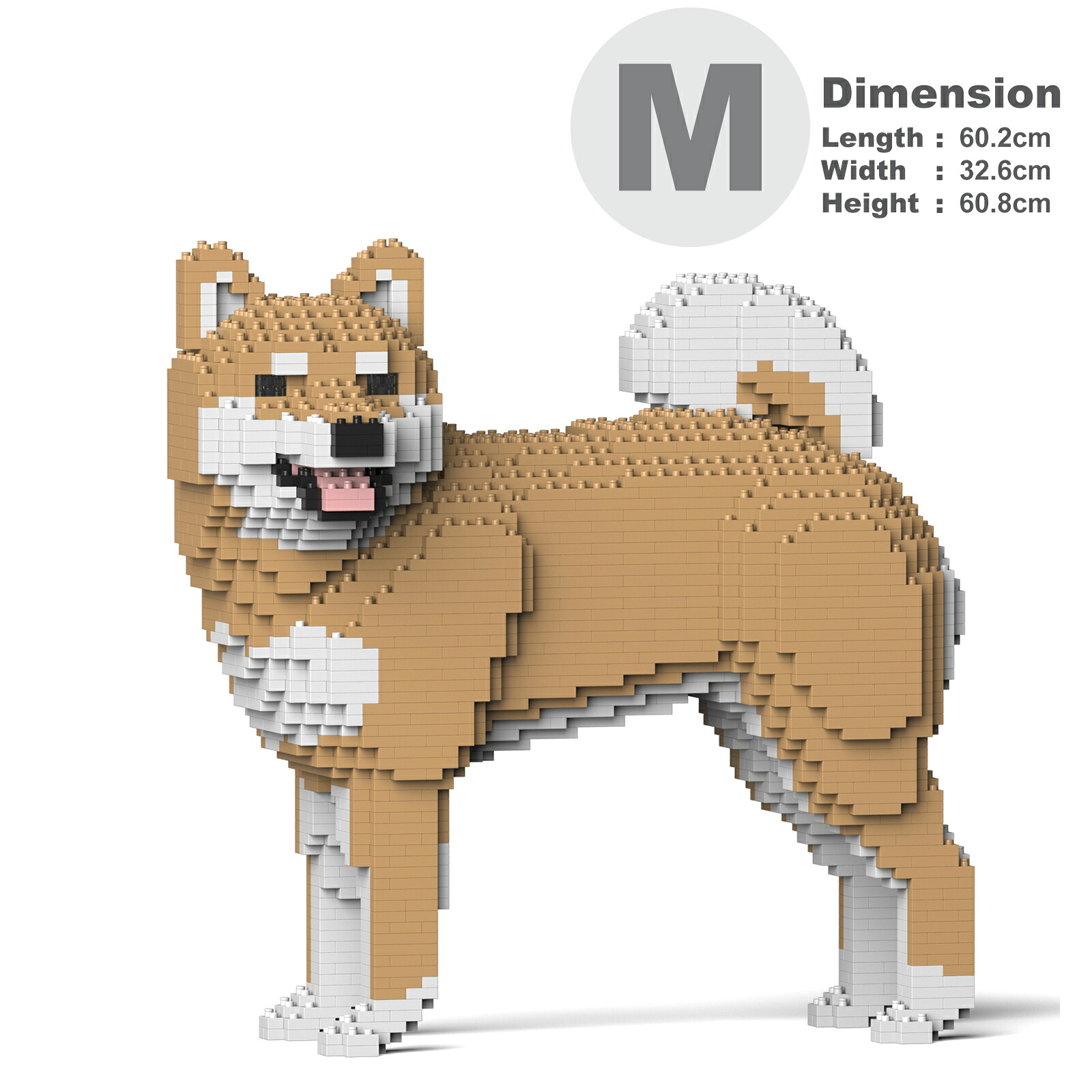 送料無料　JEKCA ジェッカブロック 柴犬 02C-M02 Craftsman CM19SHB02-M02