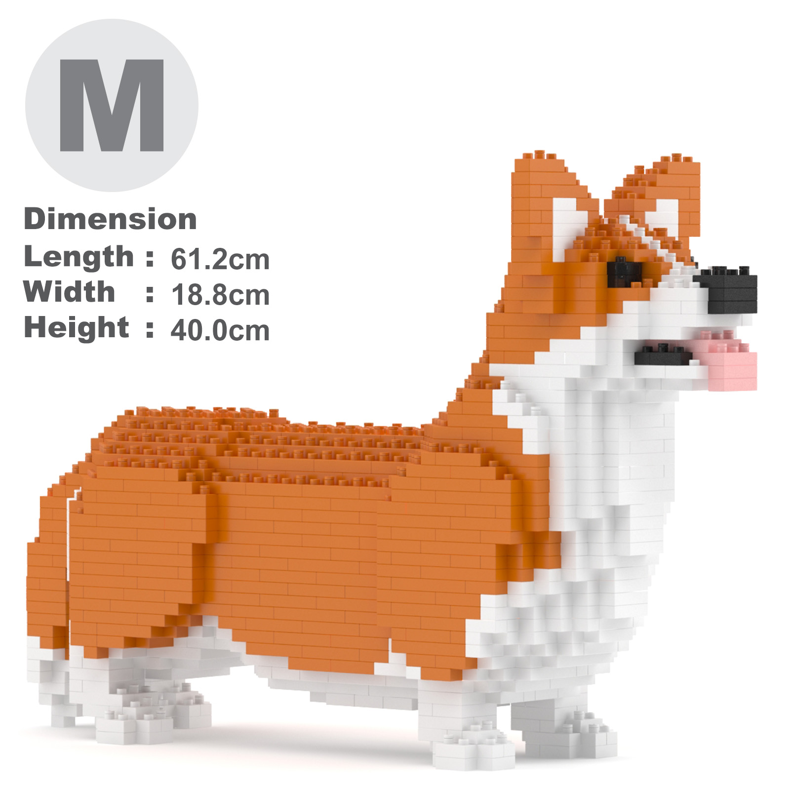 送料無料　JEKCA ジェッカブロック ウェルシュ・コーギー 02C-M01 Craftsman CM19WC02-M01B｜JEKCA 21,681円