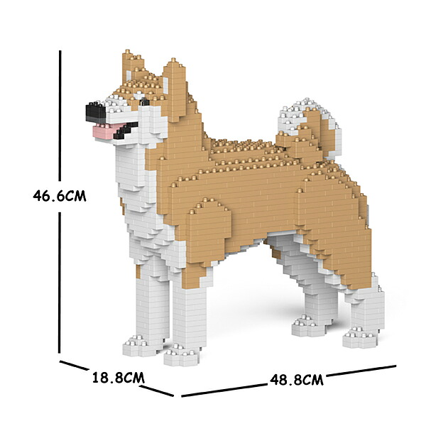 送料無料 JEKCA ジェッカブロック 秋田犬 01C-M02 Craftsman CM19PT50-M02|JEKCA