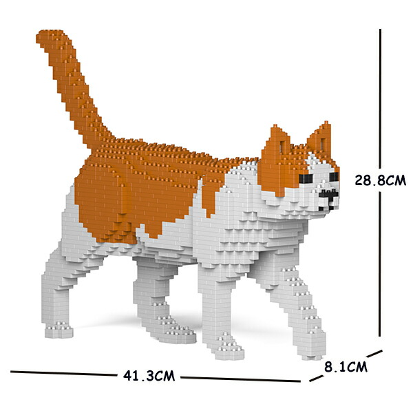 【楽天市場】JEKCA ジェッカブロック 茶トラ猫 ねこ 03S-M01