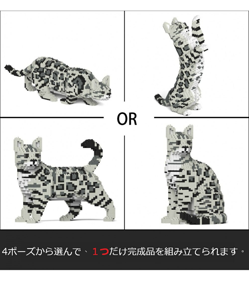 楽天市場】JEKCA ジェッカブロック アメリカン・ショートヘア