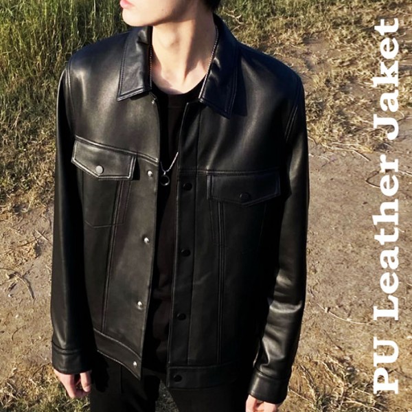 最大85 Offクーポン フェイクレザー ジャケット レザージャケット ストリート ロック パンク ファッション モード かっこいい Puレザー アウター メンズ 黒 ブラック 新着 モノ 夏夏コーデ夏コーデ Www Yourrequestentertainment Com