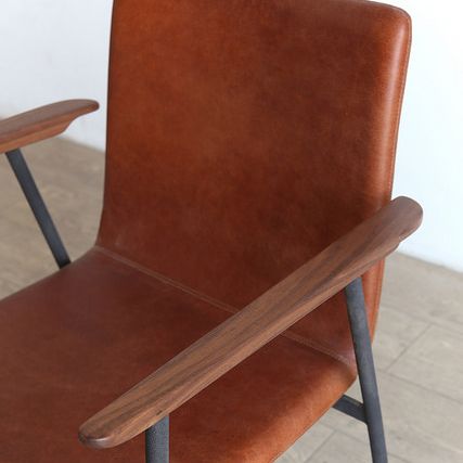 Amocc エルボーチェア ウォルナット無垢 1年保証 リビングチェア キッチン カフェ ダイニングチェア Dining Chair 北欧 シンプル ナチュラル おしゃれ オススメ Mysteelroof Com