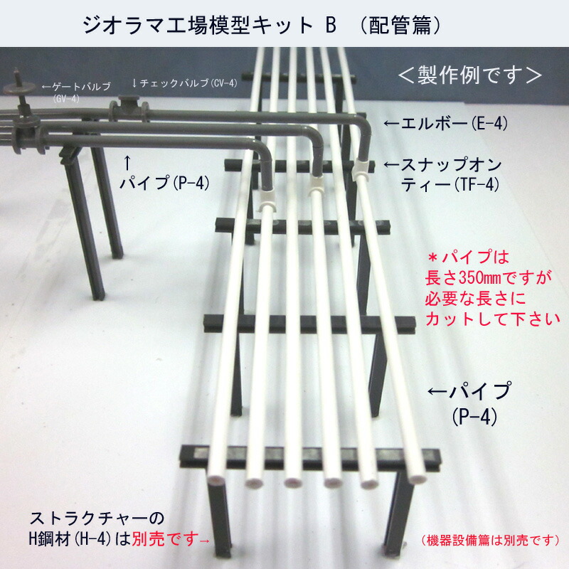 楽天市場】（新発売）ジオラマ工場模型キットA（配管篇） : JEMA