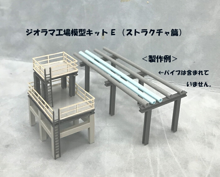 （新発売）ジオラマ工場模型キットE （Nスケール　ストラクチャ篇）