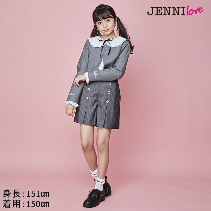 JenniLove チェック柄タイトスカート 150cm - スカート