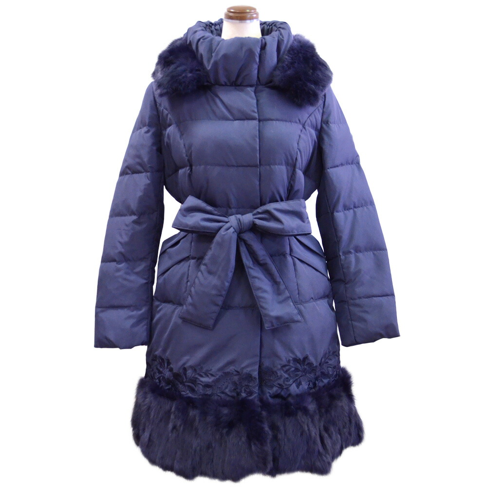 正規激安 ファー 刺繍使い暖かダウンコート ネイビー コート レディース 冬 ゆったりサイズ カジュアル きれいめ ロング ダウン アウター ロング丈 ダウン80 Aライン スタンドカラー 軽い 黒 格安人気 Elcielogirasoria Com